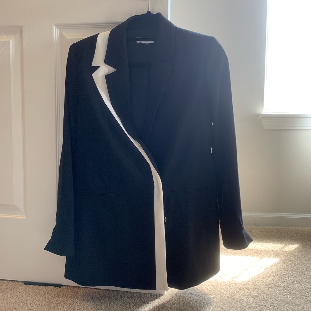 B&W mod topshop boyfriend blazer